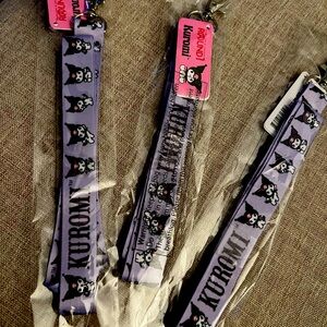 kuromi Round 1 lanyard